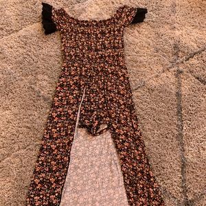 Girls Romper with skirt